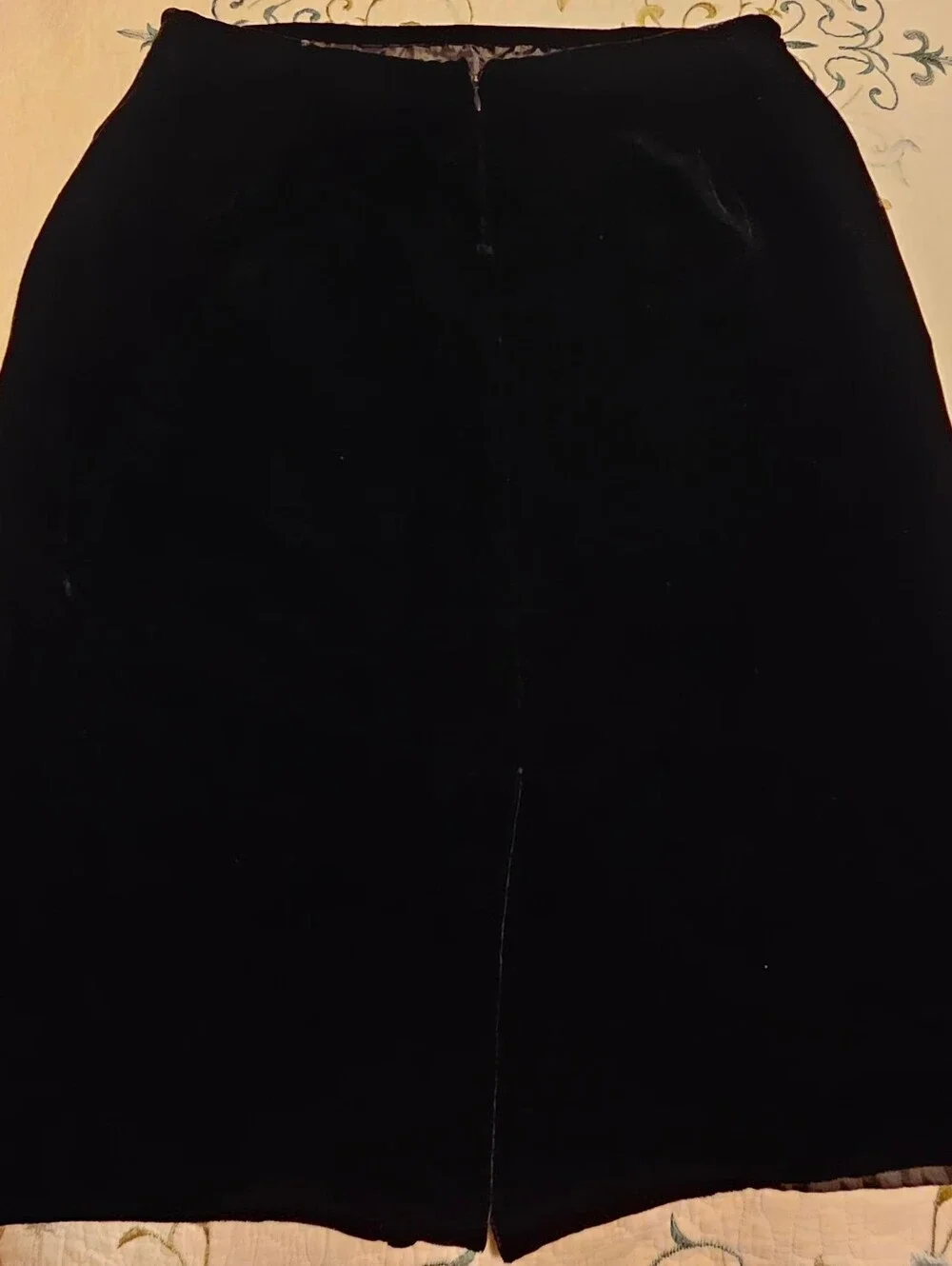 Vintage Field Manor Silk Blend Beaded Embroidered Skirt Midi Pencil Skirt